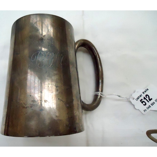 512 - London Silver Tankard 1805