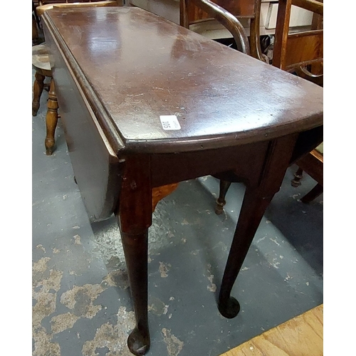 105 - Georgian Mahogany Drop-Leaf Table C. 3ft. 6ins Long