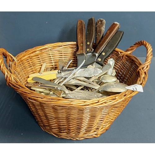 11 - Basket Of Cutlery