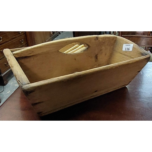 116 - Cutlery Box (Pine) + Cutlery