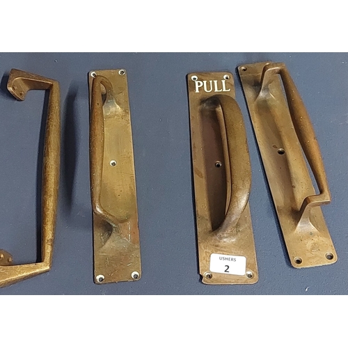 2 - 4 Brass Door Handles