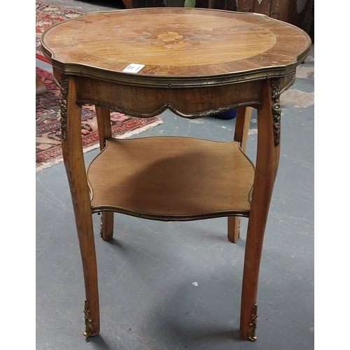 22 - Ormolu Mounted Inlaid Lamp Table