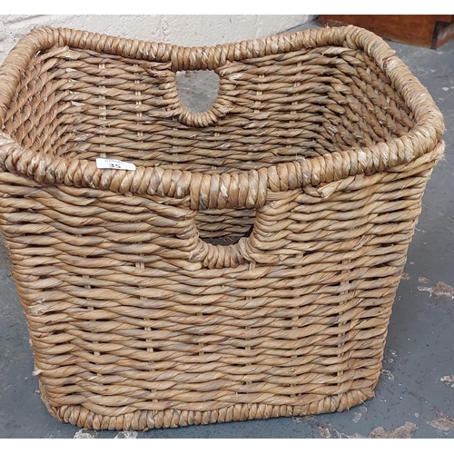 35 - Wicker Log Basket