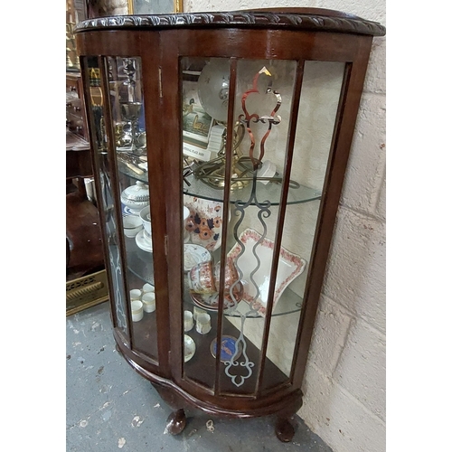 40 - Bow Front China Cabinet