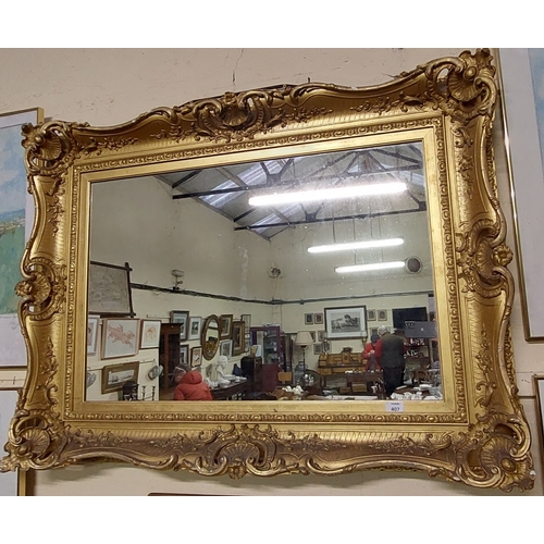 407 - Large Gilt Framed Overmantle