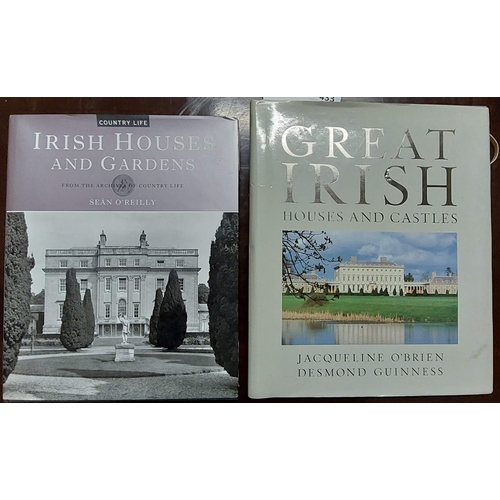 433 - Irish Houses + Gardens + Great Irish Houses + Castles (Desmond Guinness) – (2)