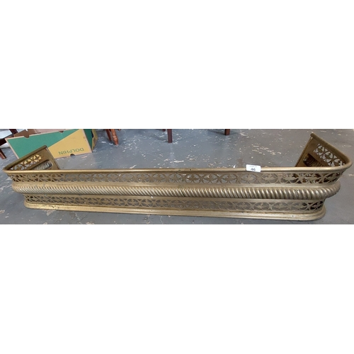 46 - Geo. Brass Fender – 4ft Long