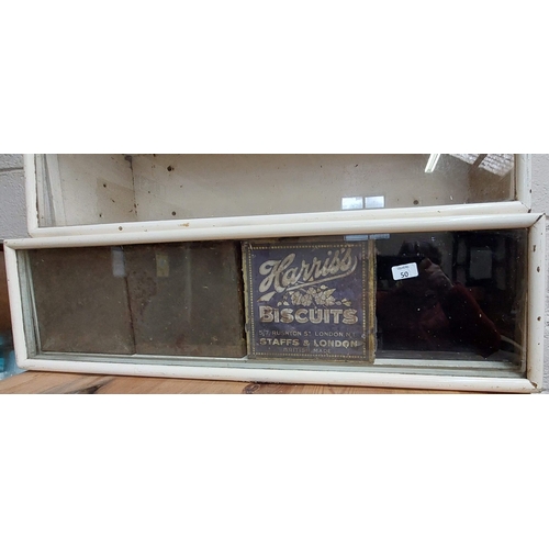 50 - 3 Shop Biscuit Tin Display Cases