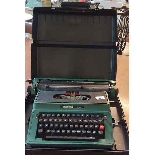 571 - Silver Reed Typewriter