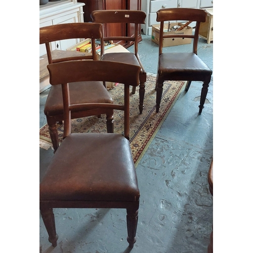 573 - 6 Vict. Bar-Back Mah. Dining Chairs