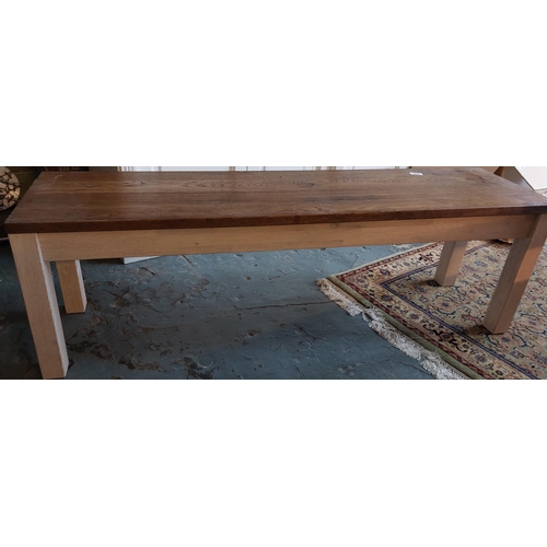 582 - Wooden Kitchen Bench C. 4’6 Long