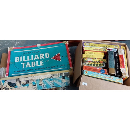 583 - Jigsaws & Games Some Vintage