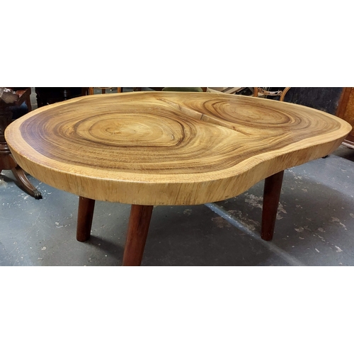 60 - Natural Wood Solid Table - circa 180cm L x 117cm W