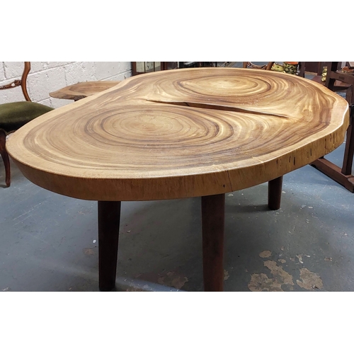 60 - Natural Wood Solid Table - circa 180cm L x 117cm W