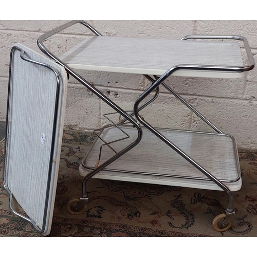 65 - Retro Tray-Top Tea Trolley