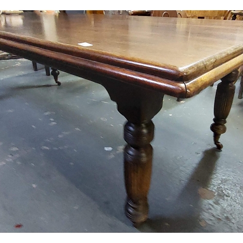 86 - Mahogany Dining Table – C. 7ft Long X 3ft 6ins Wide