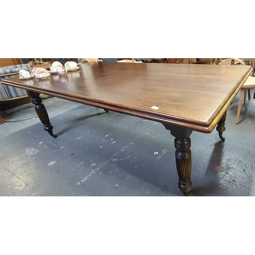 86 - Mahogany Dining Table – C. 7ft Long X 3ft 6ins Wide