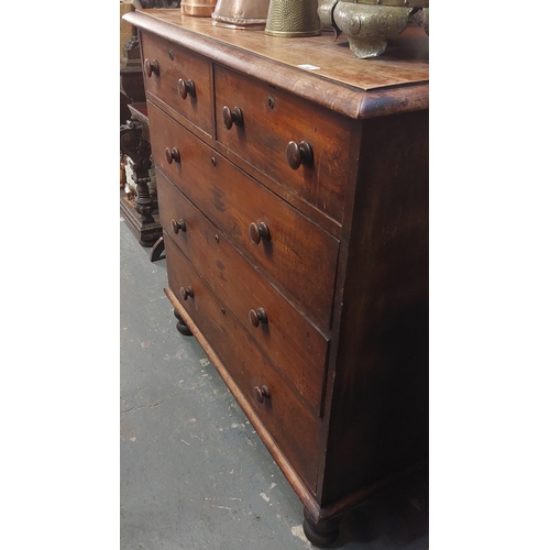 90 - Geo. Mahogany Chest Of Drawers
113cm W x 54cm D x 113cm H