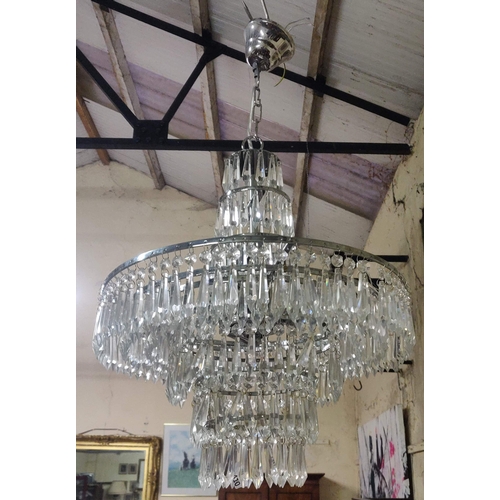 410 - Laura Ashley Crystal Chandalier