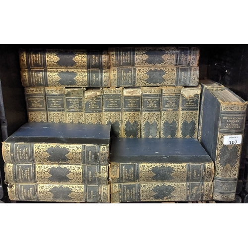 107 - International Library Of Famous Literature 18 Vols