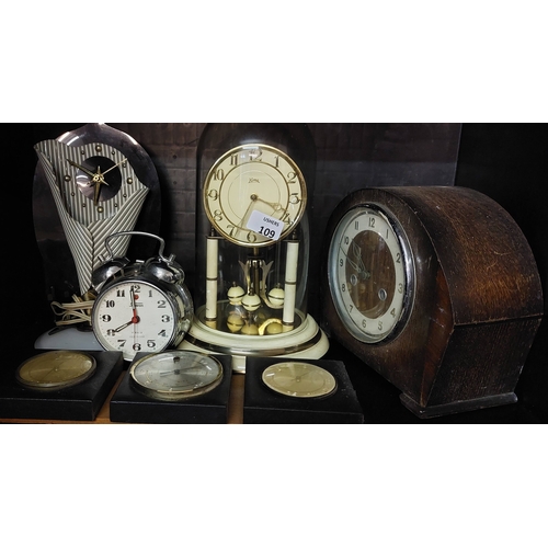 109 - 4 Clocks + Barometer