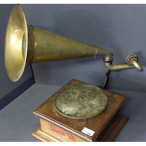 180 - The Gramophone (Brass Horn)