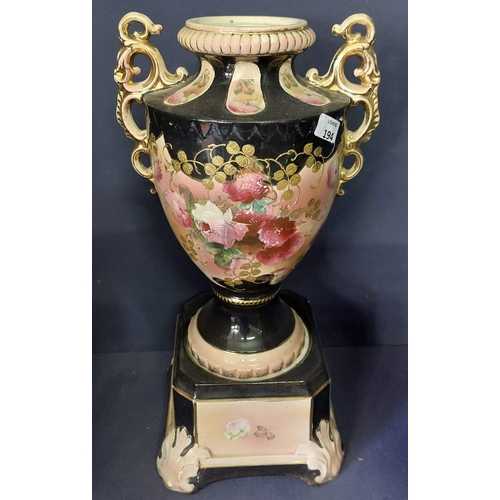 194 - Triple Victorian Vase Mantle Set