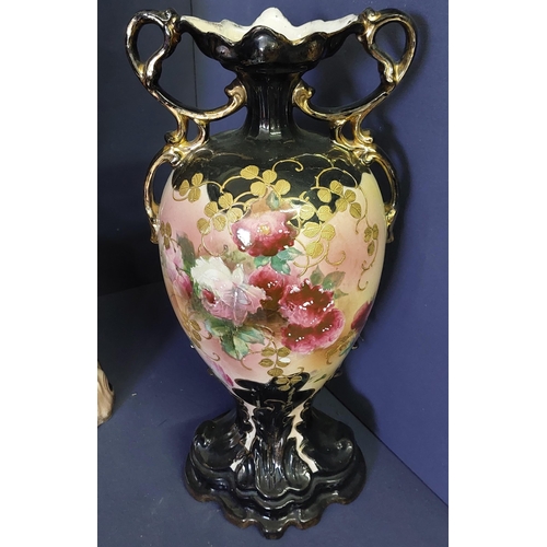 194 - Triple Victorian Vase Mantle Set