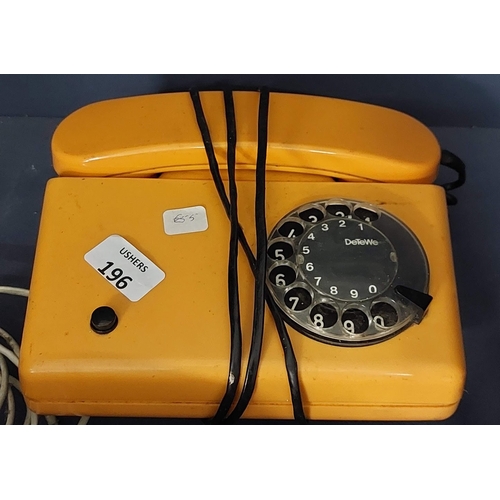 196 - 3 Different Style Telephones (Dial)