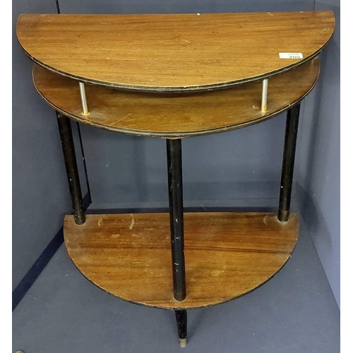 200 - Retro 2 Tier Hall Table