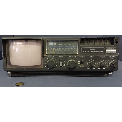 273 - 3 In 1 Binatone T.V. Radio Cassette