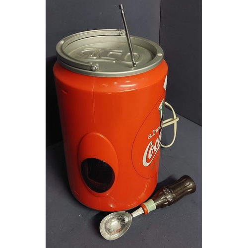 298 - Coco-Cola Can Radio + Cola Ice-Cream Scoop