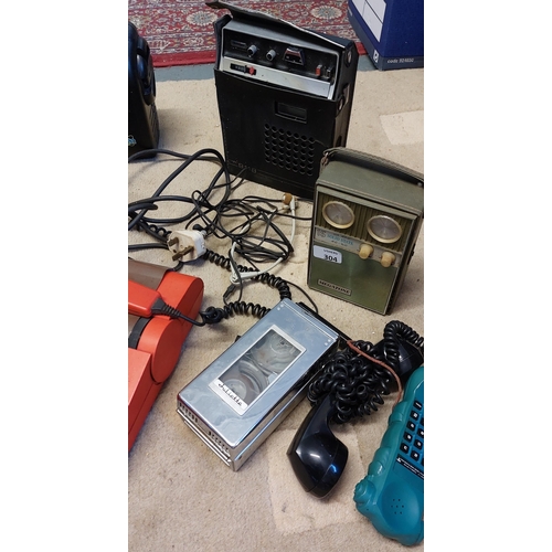 304 - Collection Of Radios, Dictaphone Etc