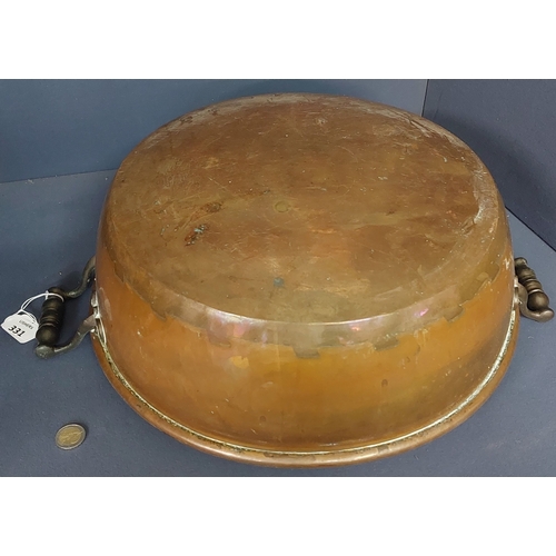 331 - Large Copper Preserving Pan