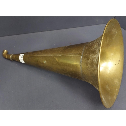 433 - Brass Gramophone Horn