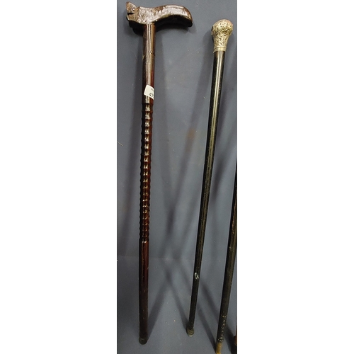 477 - 4 Walking Sticks