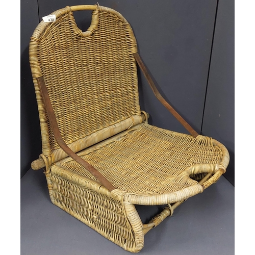 478 - Wicker Seat