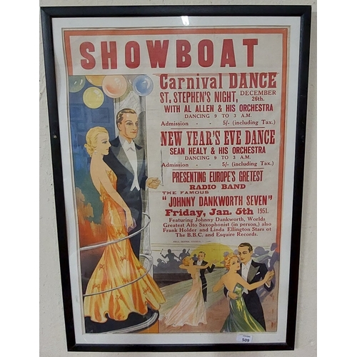 509 - Showboat (1951) Poster Framed