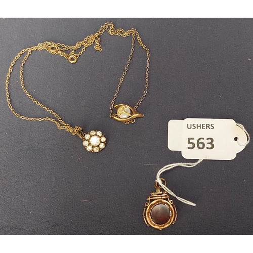 563 - Pendant + Chain + A Fob