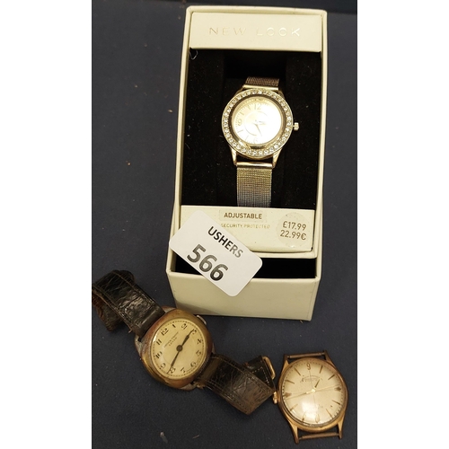 566 - Wrist Watch In Box + 3 Others