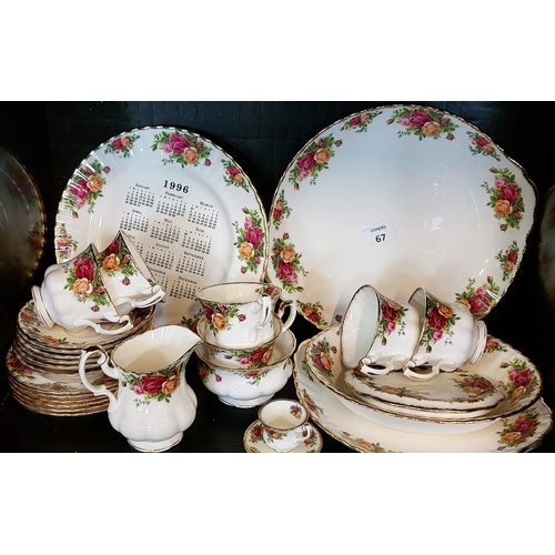 67 - Royal Albert “Old Country Roses” China Teaset