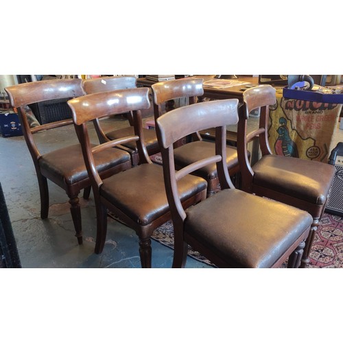 139 - 6 Vict. Bar-Back Mah. Dining Chairs