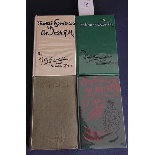 12 - 4 Volumes by EO Somerville & Martin Ross inc In Mr Knox's Country