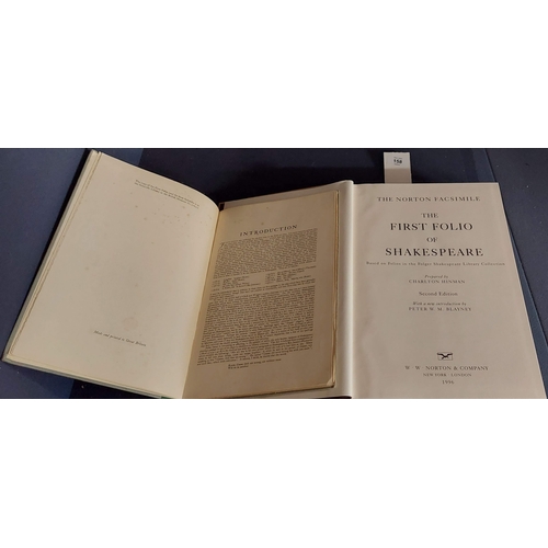 158 - Julius Caesar A Facsimile of the First Folio Text, & Large Bound Volume of The First Folio of Shakes... 