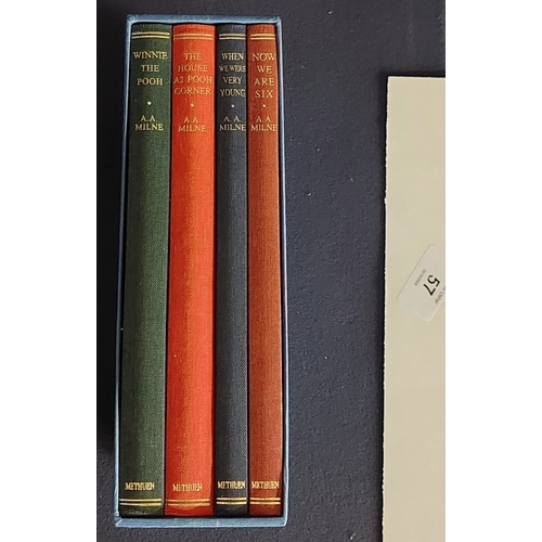 57 - Boxed Set of 4 Volumes. The Collectors' Edition of Winnie-the-Pooh.