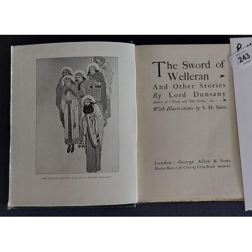 243 - The Sword of Welleran by Lord Dunsany with Illustrations by S.H. Sime.