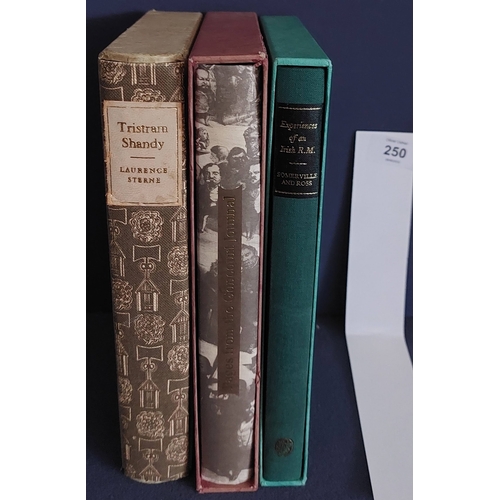 250 - Tristram Shandy, Pages from the Goncourt Journal & Experiences of an Irish R.M.