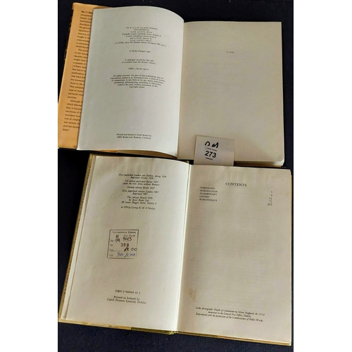 273 - They Shall Grow Not Old by Myles Dungan, & On Another Man's Wound by Ernie O'Malley