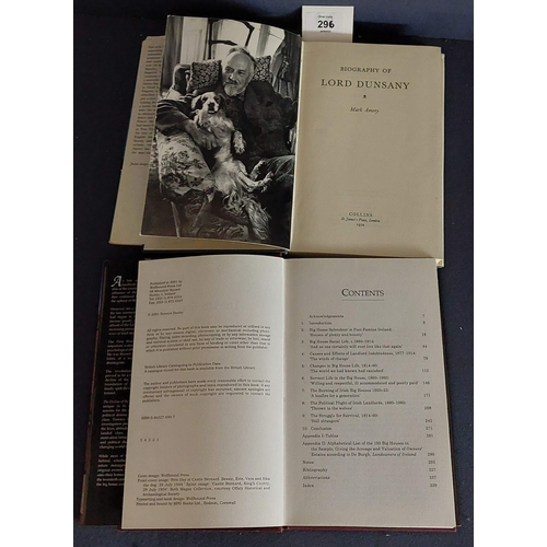 296 - Lord Dunsany: A Biography by Mark Amory, & The Decline of the Big House in Ireland by Terence Dooley