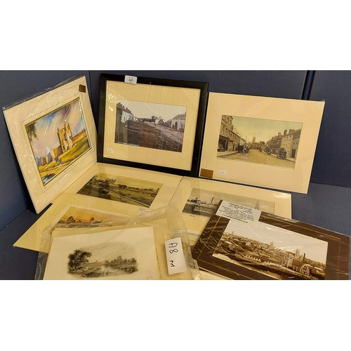 341 - Lot of Co. Meath Prints and Photographs inc Trim, Nobber etc